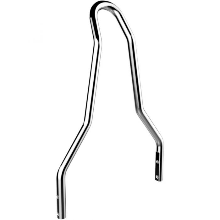 Drag Specialties Round Sissy Bar Tapered 10.56" x 9 9/16" Chrome