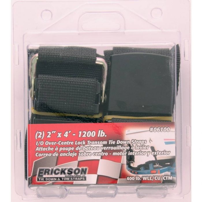 Erickson I/O Transom TieDown Straps 2" x 4' 1200 lbs FortNine Canada
