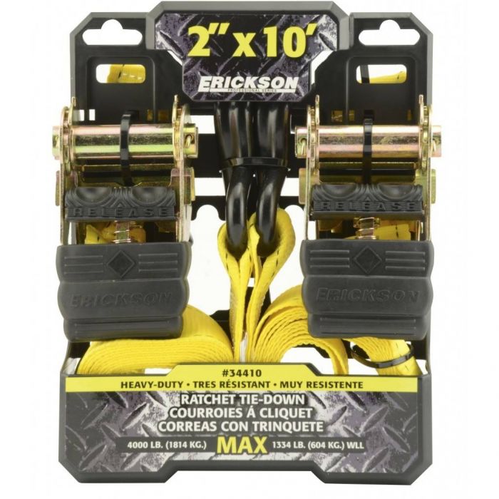 Erickson Rubber Handle Ratchet TieDown Straps FortNine Canada