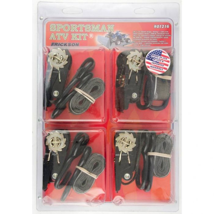 Erickson Ratchet Straps Quad Pack Sangles FortNine Canada