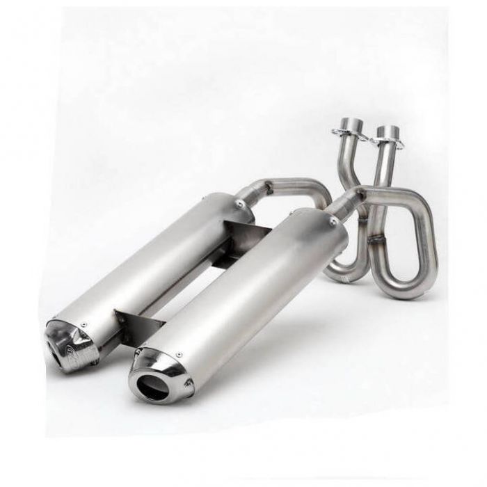 FMF Racing PowerCore 4 Spark Arrestor Dual SlipOn Exhaust FortNine