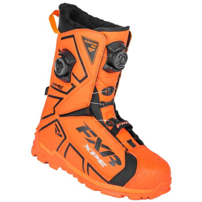 orange fxr boots