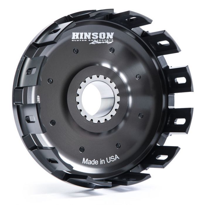 Hinson Racing Billet Clutch Basket With Kickstarter Gear - H240 ...