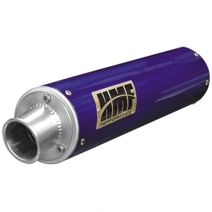 HMF Performance Series Elliptical SlipOn Exhaust Side Blue Turn
