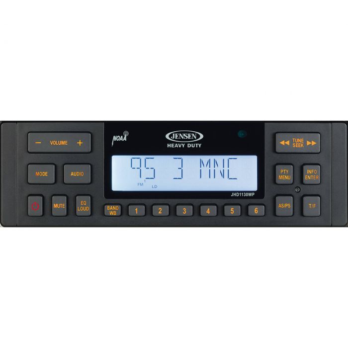 Jensen Heavy Duty Short DIN stereo 120 Watt JHD1130WP FortNine Canada