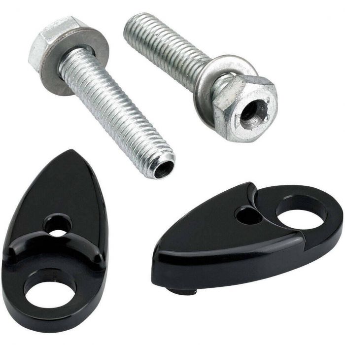 Joker Machine Turn Signal Side Rail Adapters Black 05553B