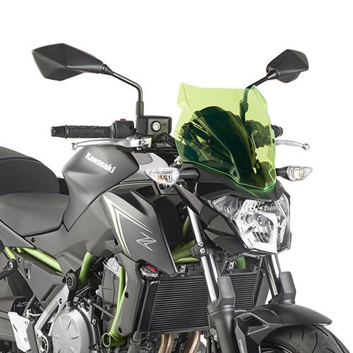 Kappa Windshield Lime KA4117GR Kawasaki Z650 20172019 FortNine
