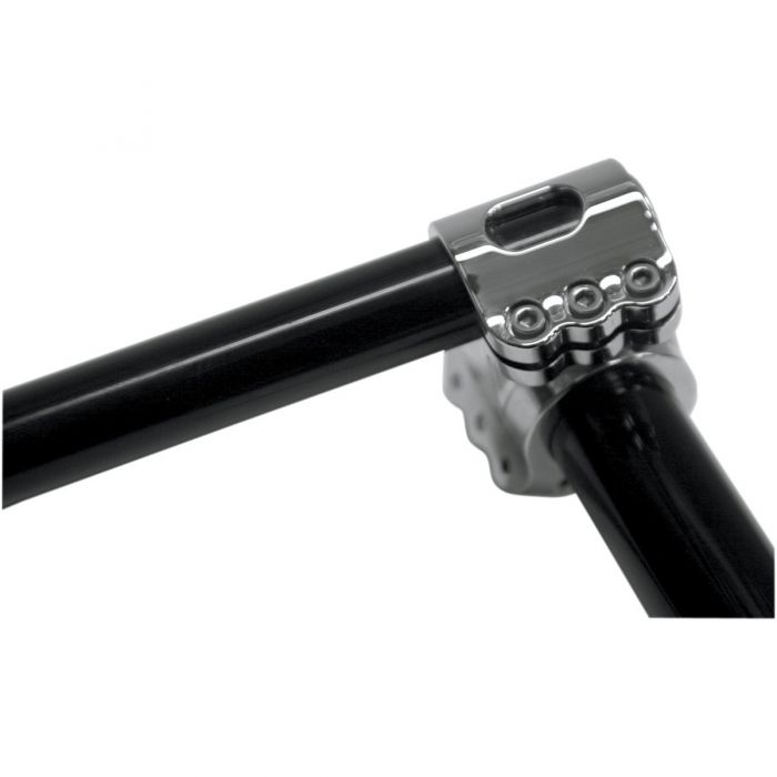 Klock Werks Pullback Klip Hanger Handlebar 10in. Black/Chrome 0601