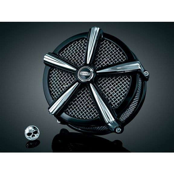 Kuryakyn Mach 2 Air Cleaner Black/Chrome 9535 FortNine Canada