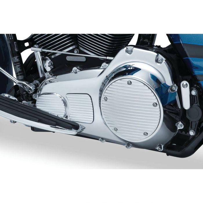 Kuryakyn Finned Derby Cover Chrome 9748 FortNine Canada