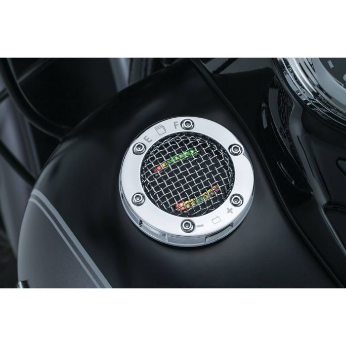 Kuryakyn Fuel/Battery Mesh Gauge Chrome 6550 FortNine Canada