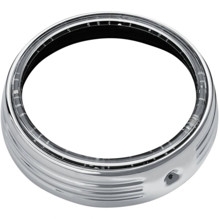 Kuryakyn LED Halo Trim Ring Chrome 7in. 6917 Éclairage FortNine
