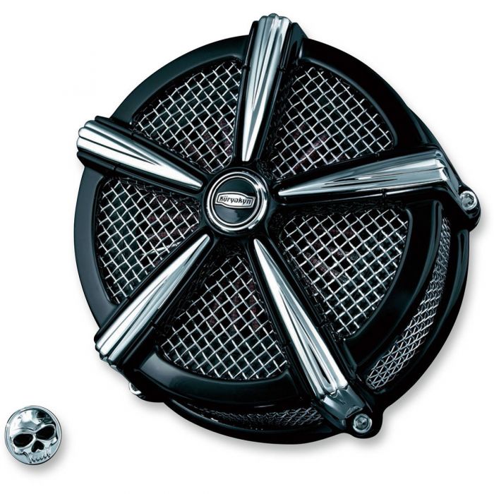 Kuryakyn Mach 2 Air Cleaner Black/Chrome 9549 FortNine Canada