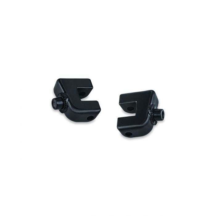 Kuryakyn Splined Passenger Board Mount Adapters Black 8829