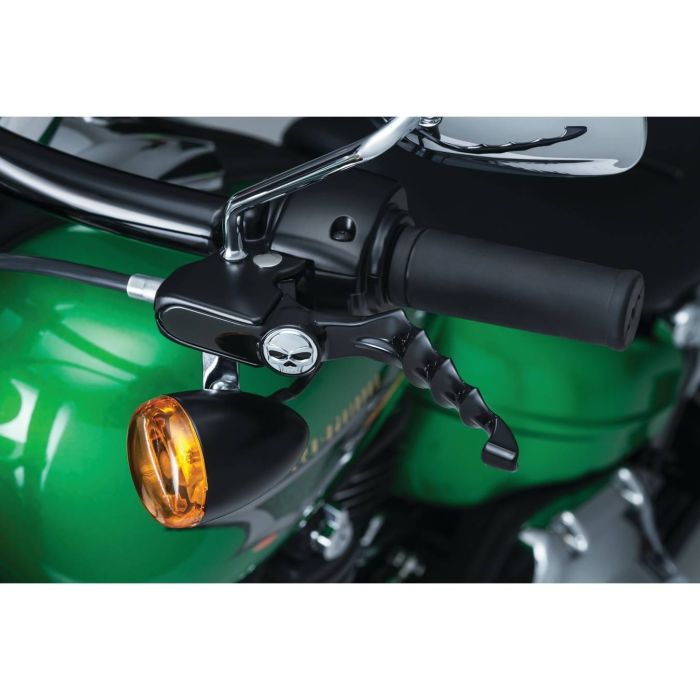 Kuryakyn Zombie Levers Gloss Black 1842 FortNine Canada