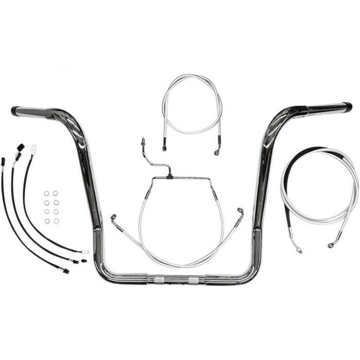Magnum Caliber 1 1/4" Bagger Handlebar Kit 16" Chrome 38883216