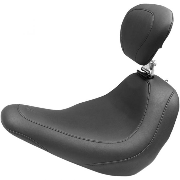 Mustang Tripper Solo Seat Wide - Original - Black with Driver Backrest ...