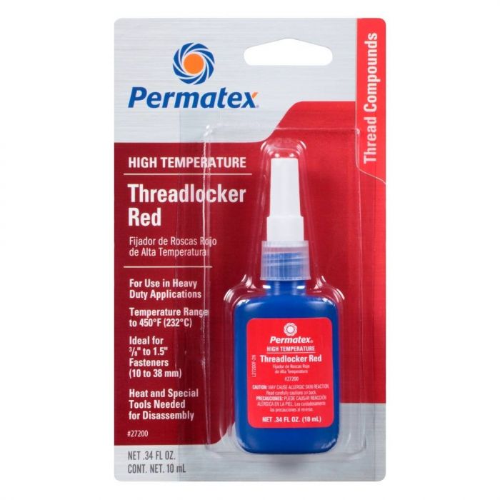 Permatex Red High Temp/High Strength Threadlocker FortNine Canada