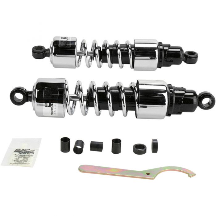 Progressive Suspension 412 Series Shocks 12" Chrome 4124229C