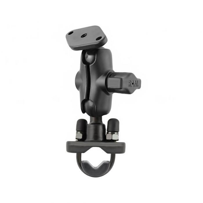 RAM Mounts Handlebar Rail Mount with Short Double Socket Arm and Zinc ...