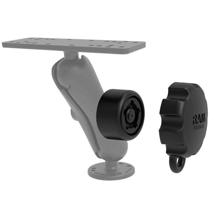 RAM Mounts PinLock Security Knob with 5Pin Pattern for B Size Socket