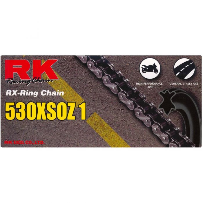 RK Chains 530 x 108 Links XSOZ1 Series Xring Sealed Gold Drive Chain