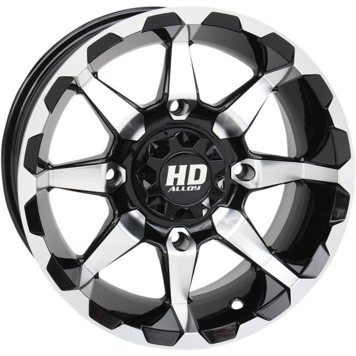 ITP Delta Steel Wheel (Rear / 14X7 4/137 4+3) (Black