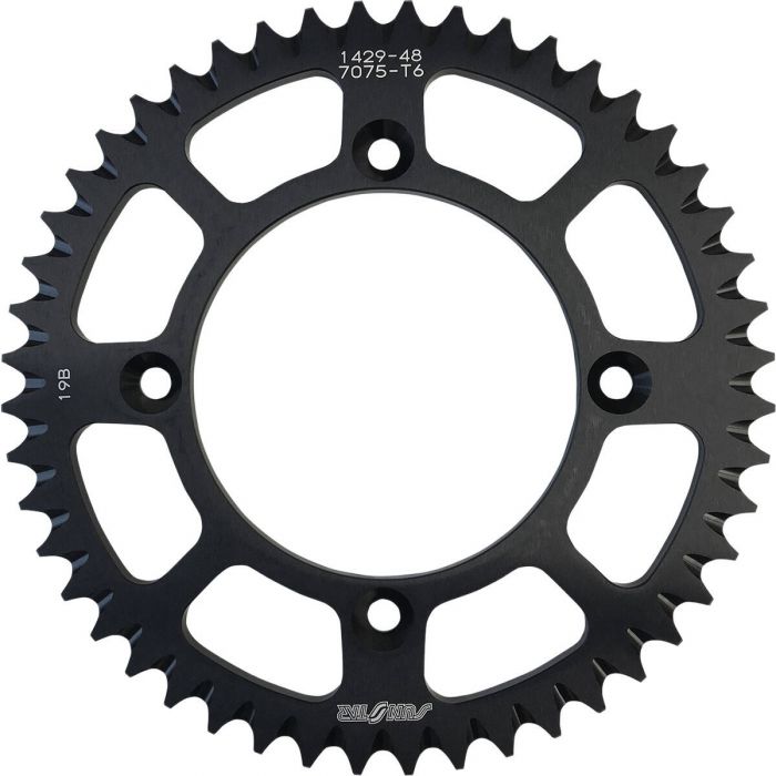 Sunstar Works Triplestar Aluminum Rear Sprocket T Black