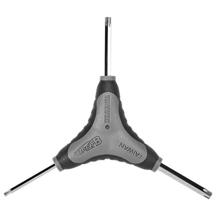 SUPER B TB-7640 T/L Torx Schlüssel Größe T40 – Ergonomischer Profi-Schlüssel Für Rennrad & Fahrrad