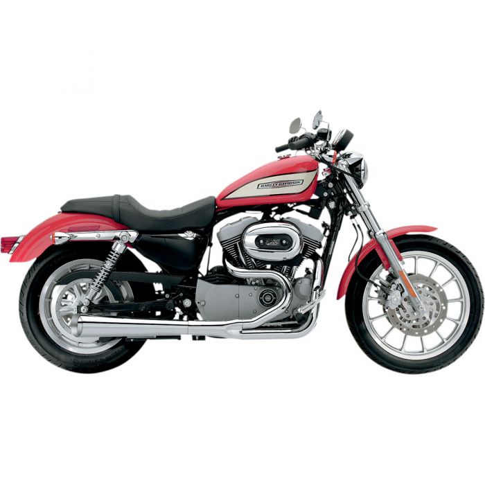 SuperTrapp Kerker 2-Into-1 SuperMeg Exhaust System Chrome - 128-71453 ...