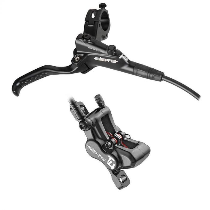 TRP Slate T4 MTB Post Mount Hydraulic Disc Brake with Lever FortNine
