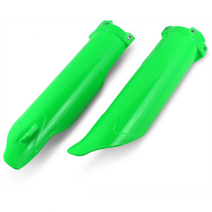 UFO Fork Guards Hi-Viz Green - KA04739-AFLU | Kawasaki KX450F 2016 ...