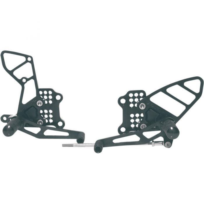 Vortex Adjustable Rearsets Black RS505K FortNine Canada