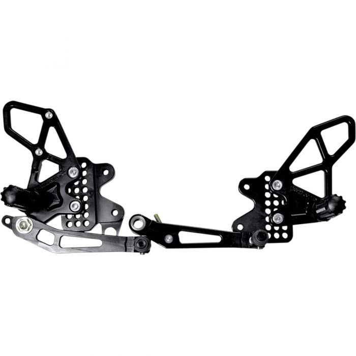 Vortex V2 Adjustable Rearsets Black RS582K FortNine Canada