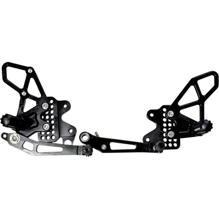 Vortex V2 Adjustable Rearsets Black RS411K FortNine Canada