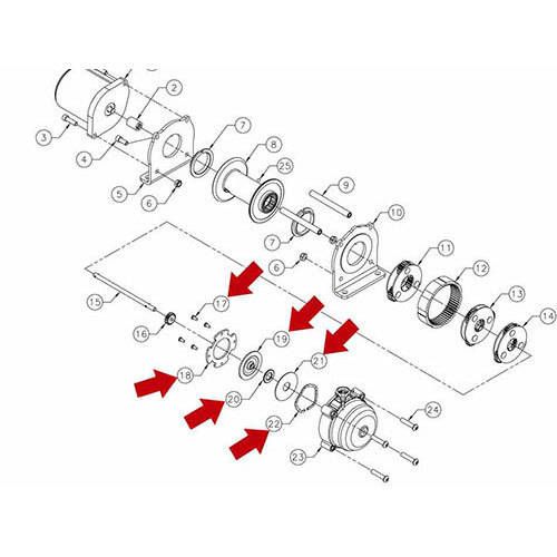 Warn Winch Brake Service Kit 69327 FortNine Canada