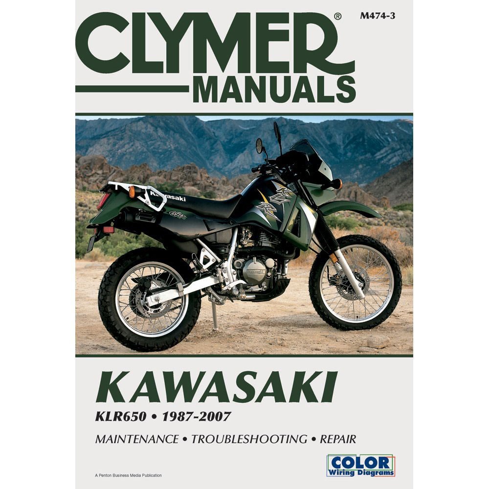 Clymer - Manuel de Réparation - Kawasaki KLR650 - M474-3 | Kawasaki KLR650 1987