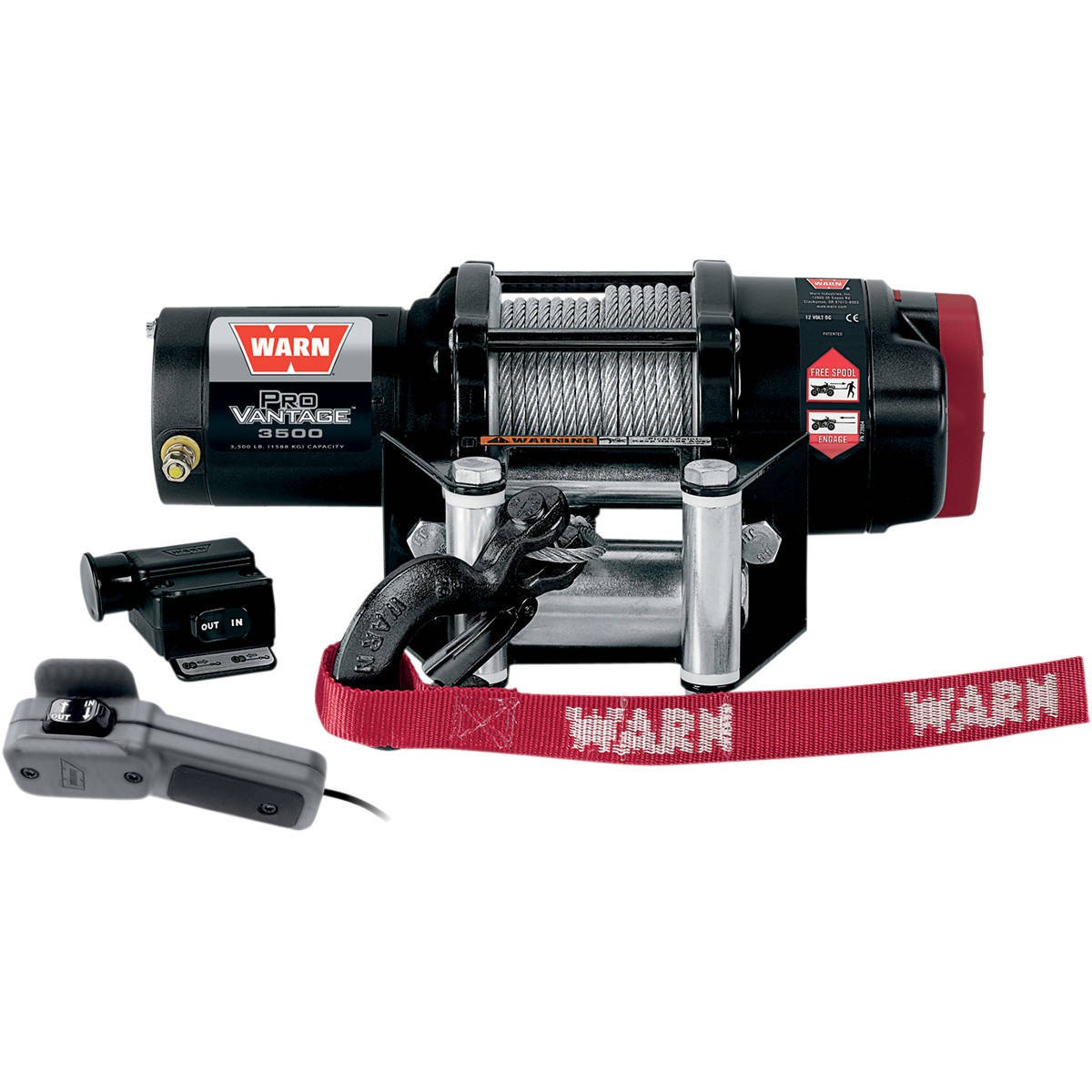 Warn ProVantage 3500 - Treuil - Treuils - Accessoires ... badland atv winches wiring diagram 