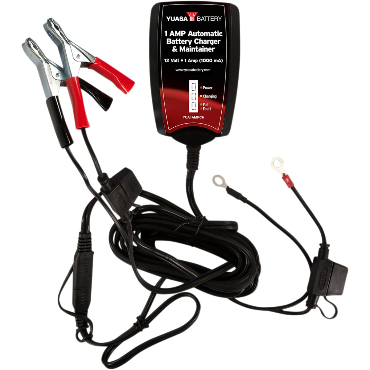 Yuasa 1A 12V Battery Charger & Maintainer YUA1AMPCH Chargeurs Chargeurs de batterie