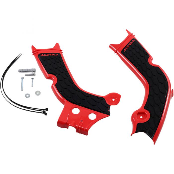 Acerbis XGrip Frame Guards Red/Black 2736331018 Honda CRF450R 2019