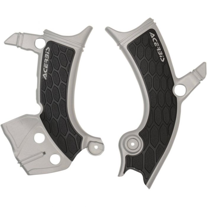 Acerbis X-Grip Frame Guards Blue/White #2733451006