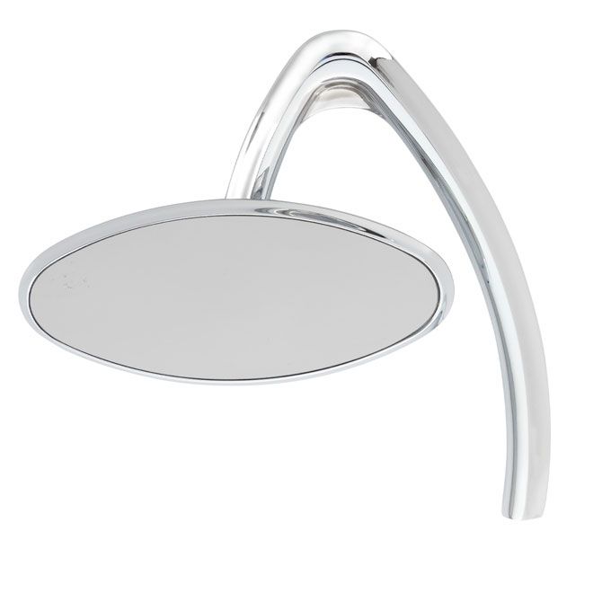 Arlen Ness Curvaceous Cats Eye Hanger Stem Billet Mirror Left