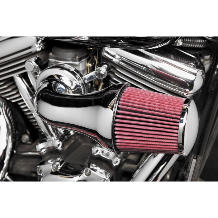 Arlen Ness 90 deg. Air Filter Velocity Stack Kit for 107in and Under S ...