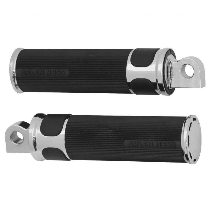 Arlen Ness Fusion Series Footpegs Slot Track Chrome V1340