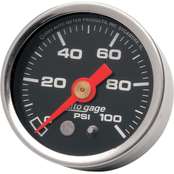 Auto Meter 1 5/8in. Liquid-Filled Pressure Gauge | FortNine Canada