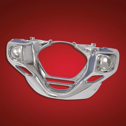 Show Chrome (Big Bike Parts) Front Lower Cowl Housing (Chrome) Honda