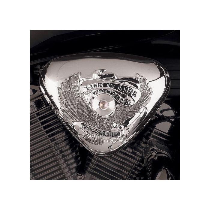 Show chrome big bike parts air cleaner cover vlx 53 708