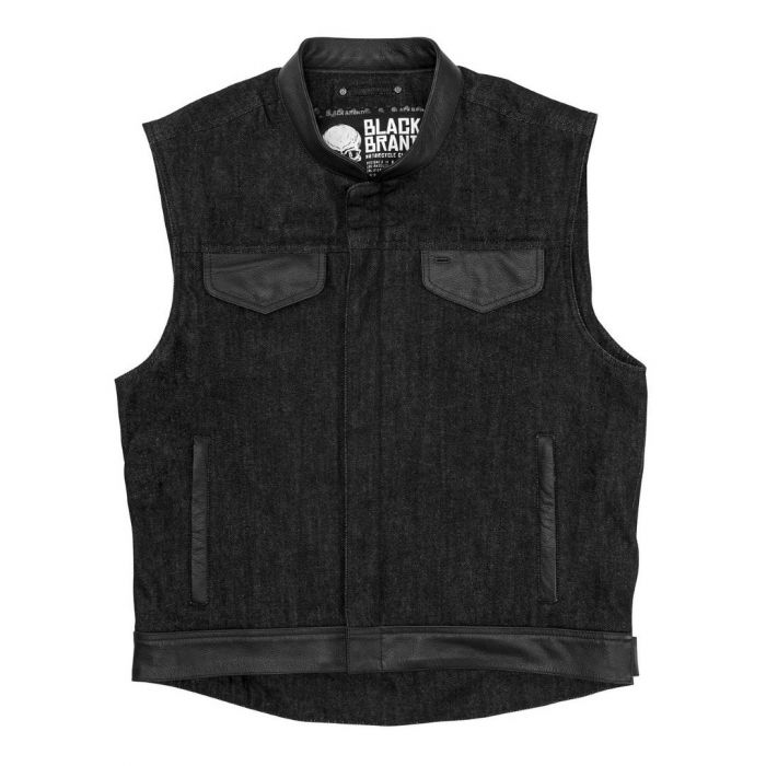 Black Brand Black Denim Vest | FortNine Canada
