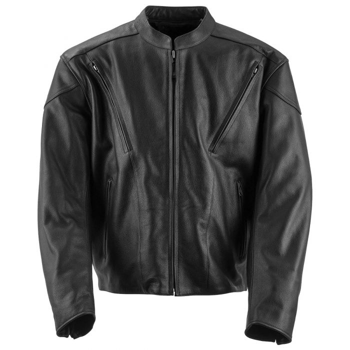 Black Brand Killer Leather Jacket | FortNine Canada