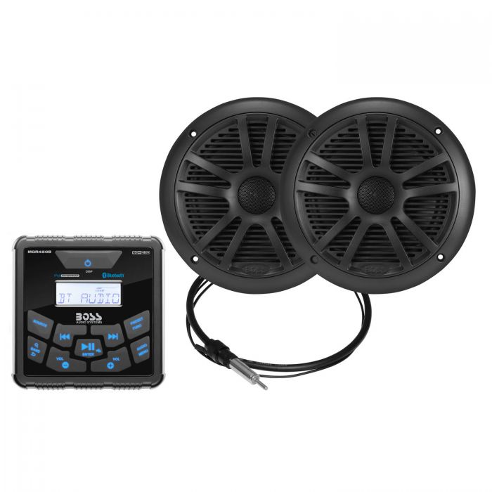 Boss Audio Marine Gauge Bluetooth Radio with 6.5in. 180 Watt Full Range
